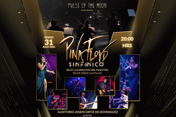 PINK FLOYD SINFONICO VOL 2. POR PULSE OF THE MOON, Querétaro